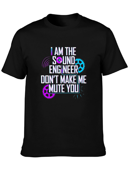 Sound Engineer Mute You Graphic T-Shirt