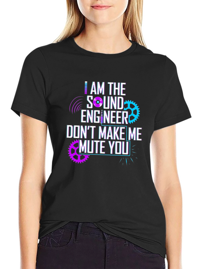 Sound Engineer Mute You Graphic T-Shirt