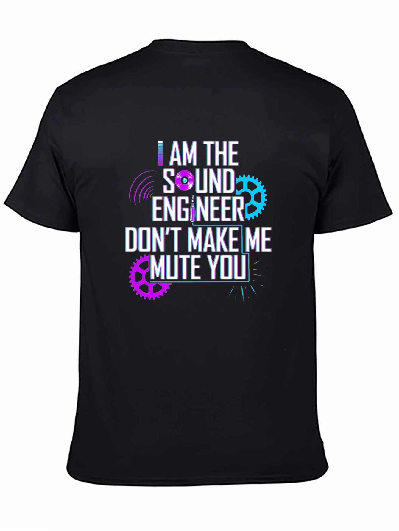 Sound Engineer Mute You Graphic T-Shirt