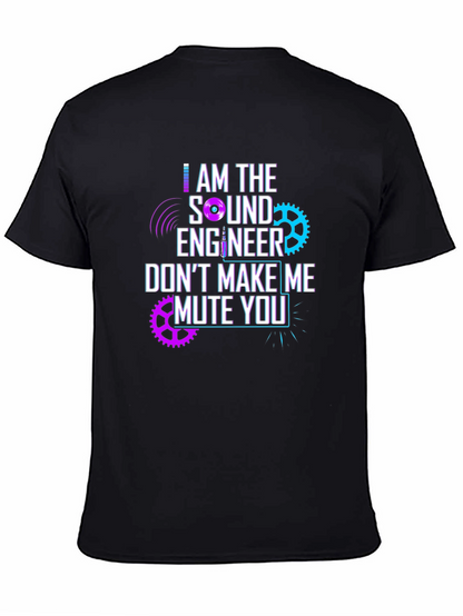 Sound Engineer Mute You Graphic T-Shirt