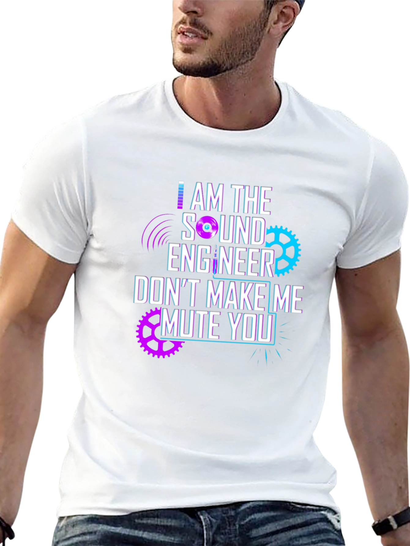 Sound Engineer Mute You Graphic T-Shirt