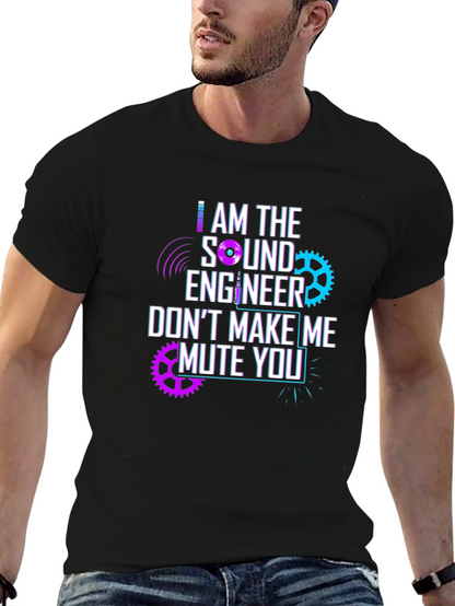 Sound Engineer Mute You Graphic T-Shirt