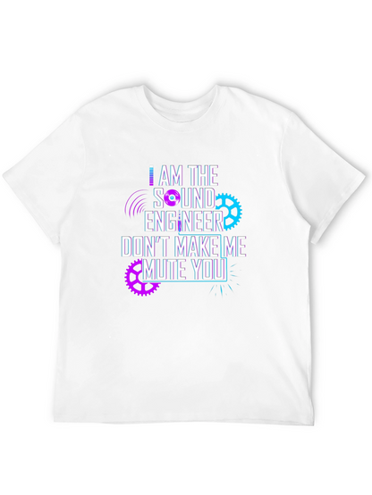 Sound Engineer Mute You Graphic T-Shirt