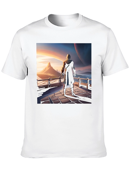 Sci-Fi Wanderer T-Shirt - Artistic Design