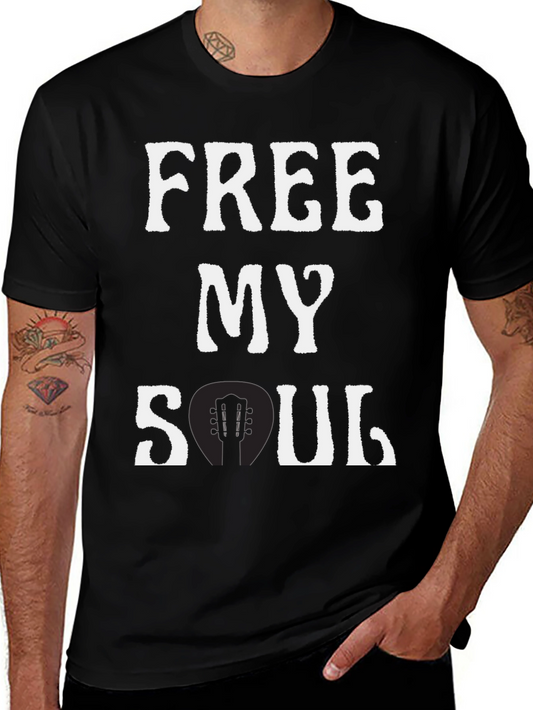 Free My Soul Guitar Graphic T-Shirt