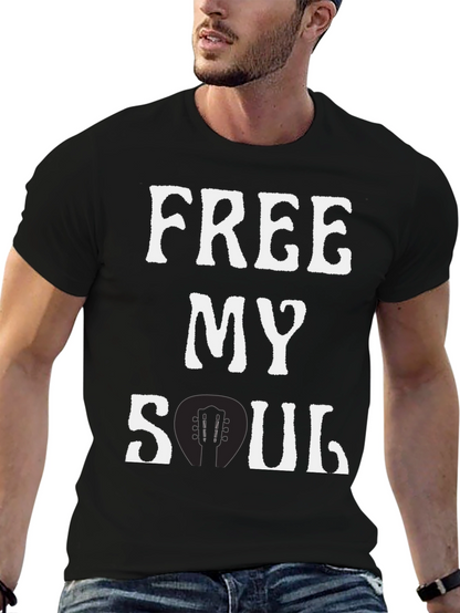 Free My Soul Guitar Graphic T-Shirt