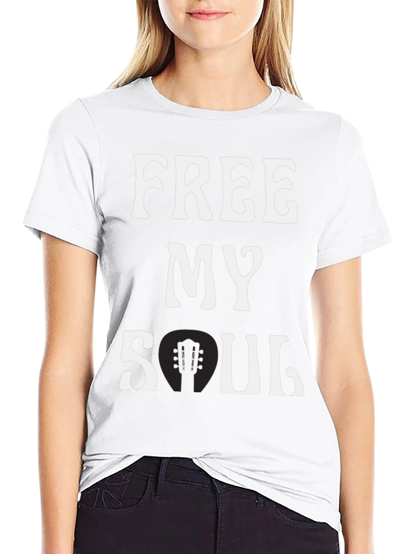 Free My Soul Guitar Graphic T-Shirt