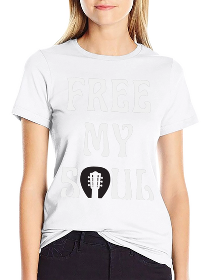 Free My Soul Guitar Graphic T-Shirt