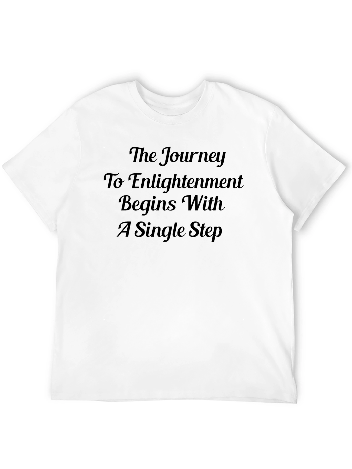 Enlightenment Journey Black Graphic Tee