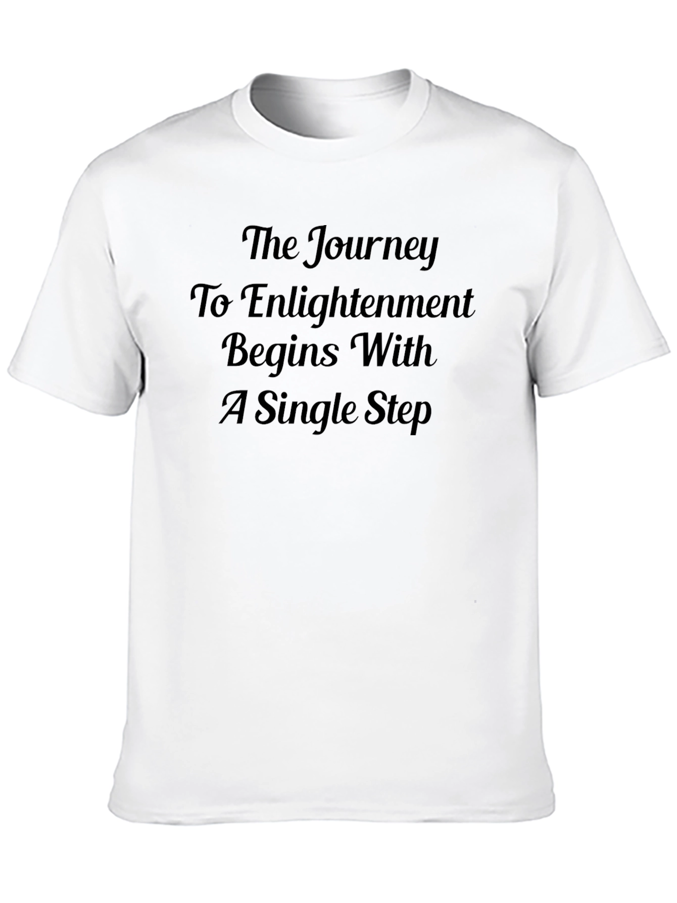Enlightenment Journey Black Graphic Tee