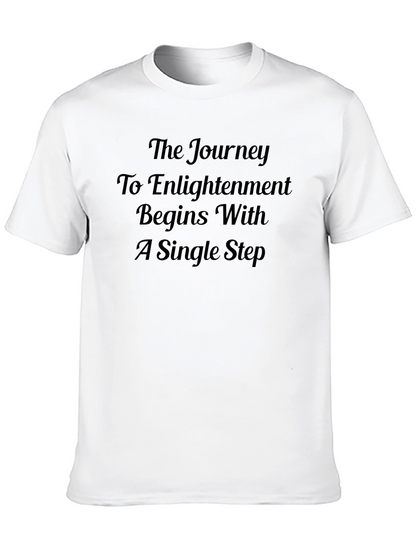 Enlightenment Journey Black Graphic Tee