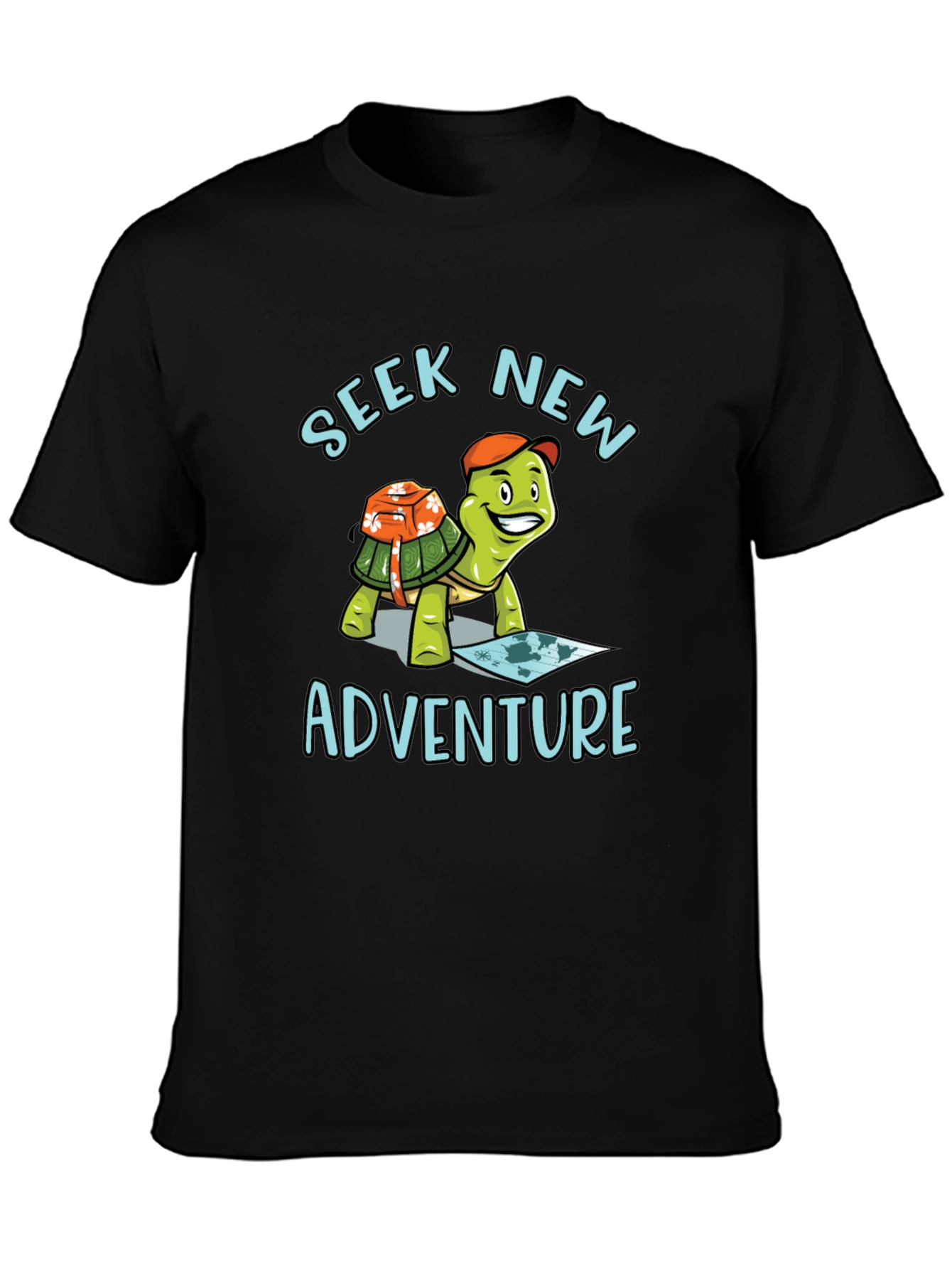 Seek New Adventure Turtle Graphic Tee