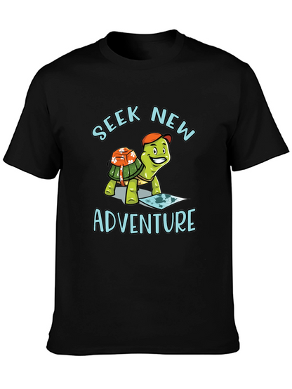 Seek New Adventure Turtle Graphic Tee