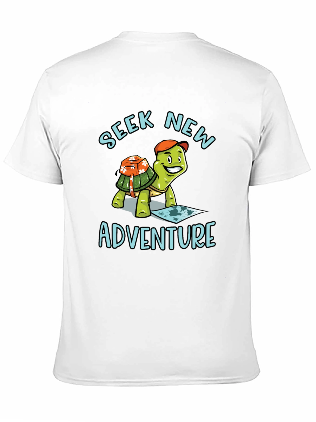 Seek New Adventure Turtle Graphic Tee