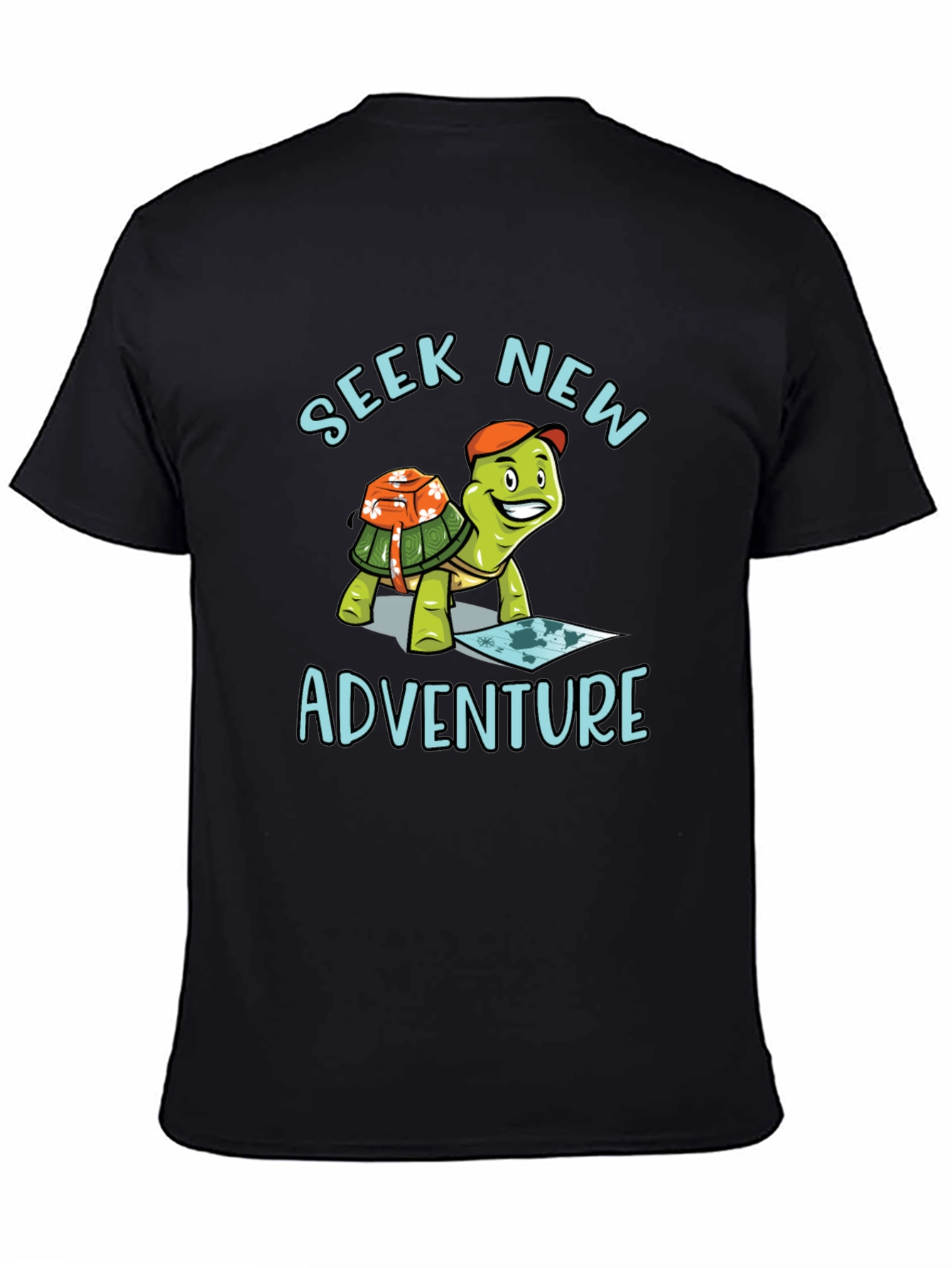 Seek New Adventure Turtle Graphic Tee