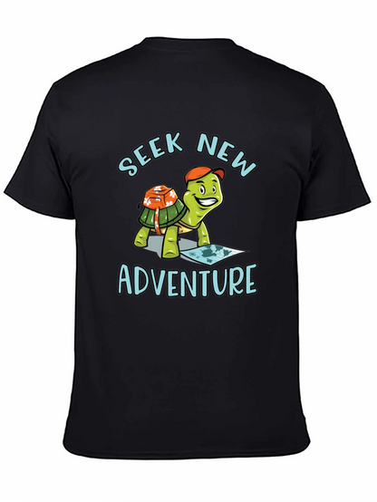 Seek New Adventure Turtle Graphic Tee