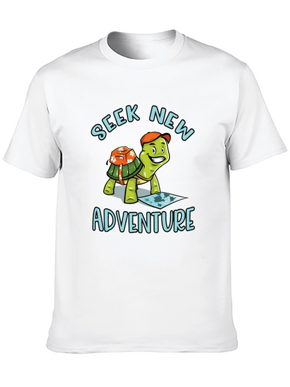 Seek New Adventure Turtle Graphic Tee