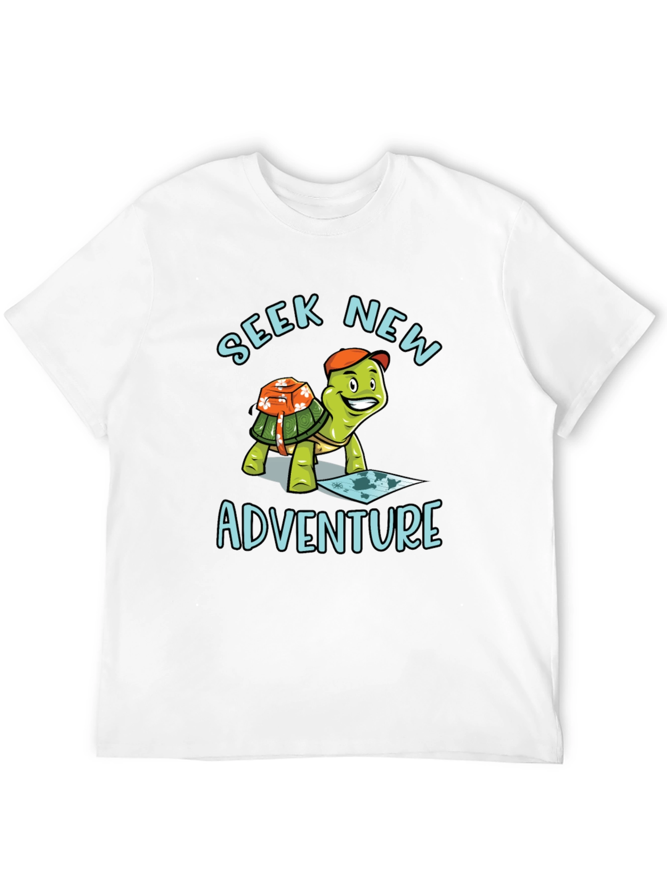 Seek New Adventure Turtle Graphic Tee