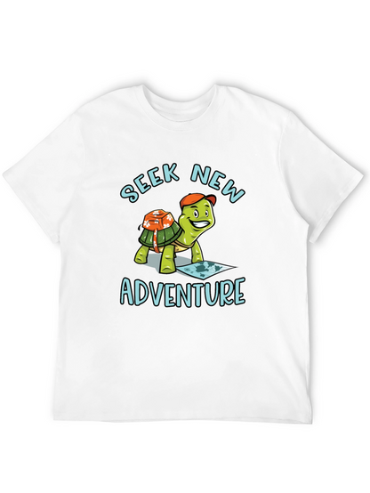 Seek New Adventure Turtle Graphic Tee