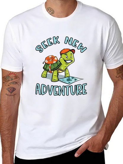 Seek New Adventure Turtle Graphic Tee