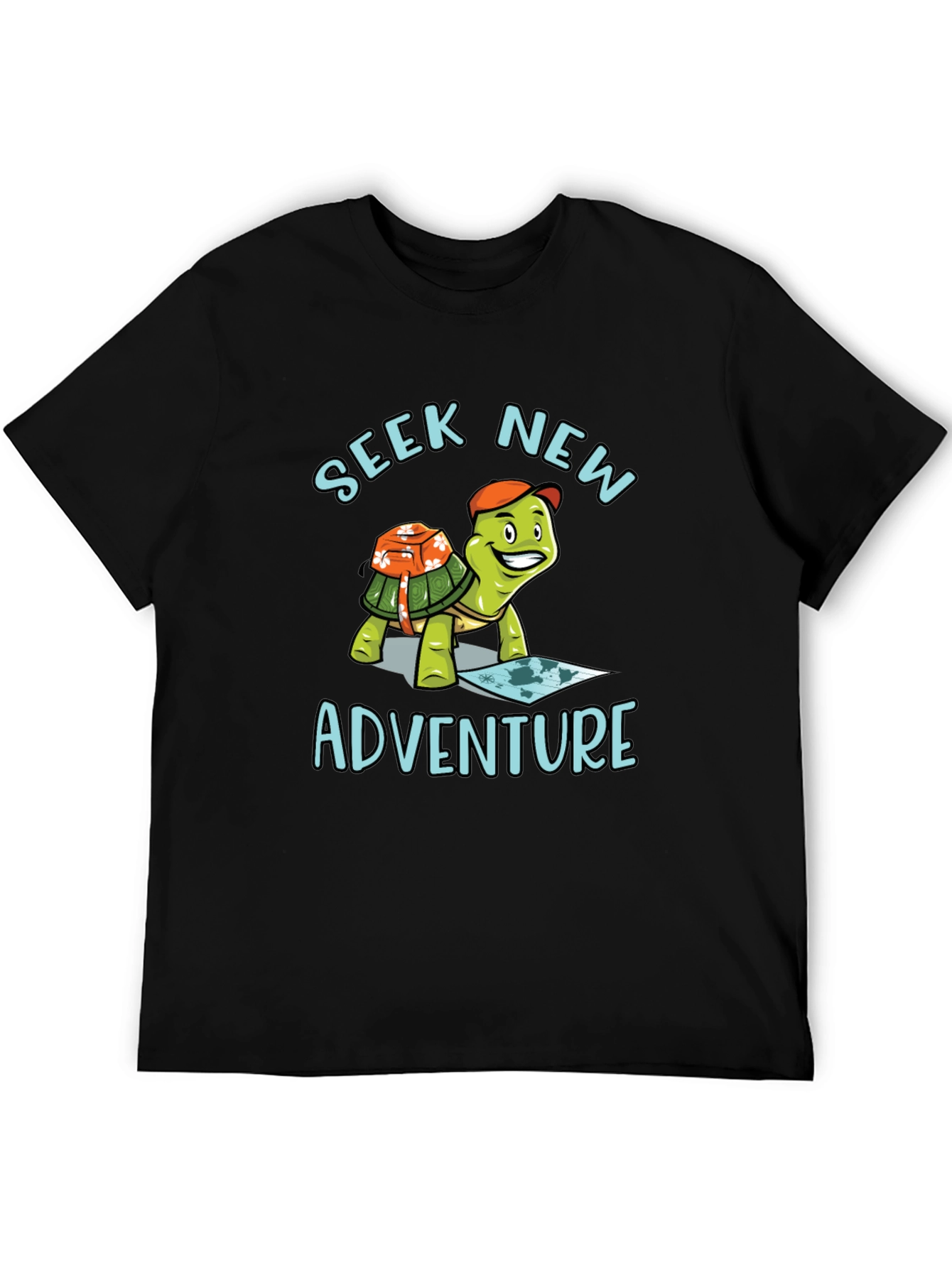 Seek New Adventure Turtle Graphic Tee