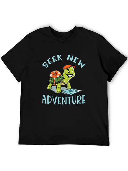 Seek New Adventure Turtle Graphic Tee