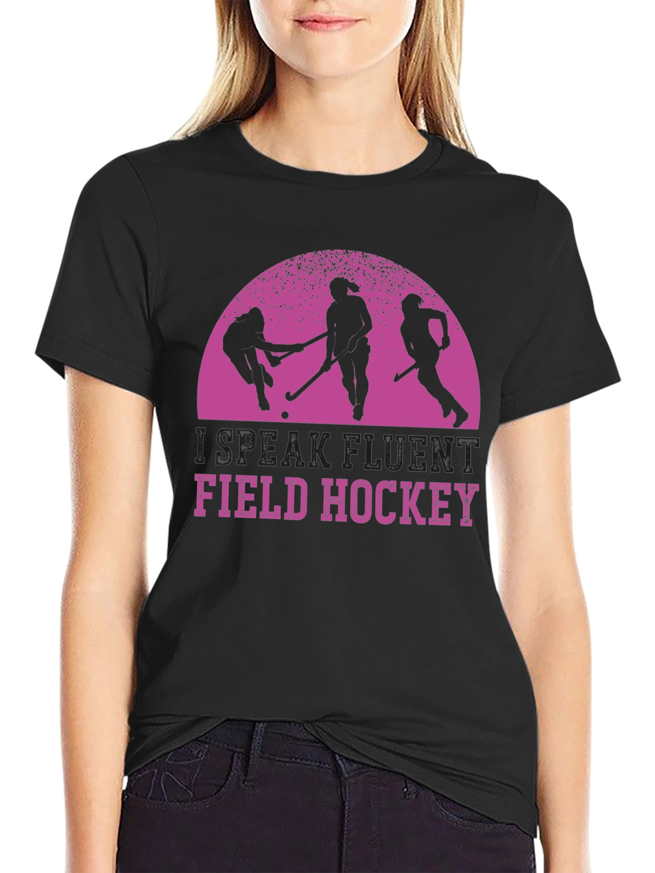 Field Hockey T-Shirt - Speak Fluent Hockey