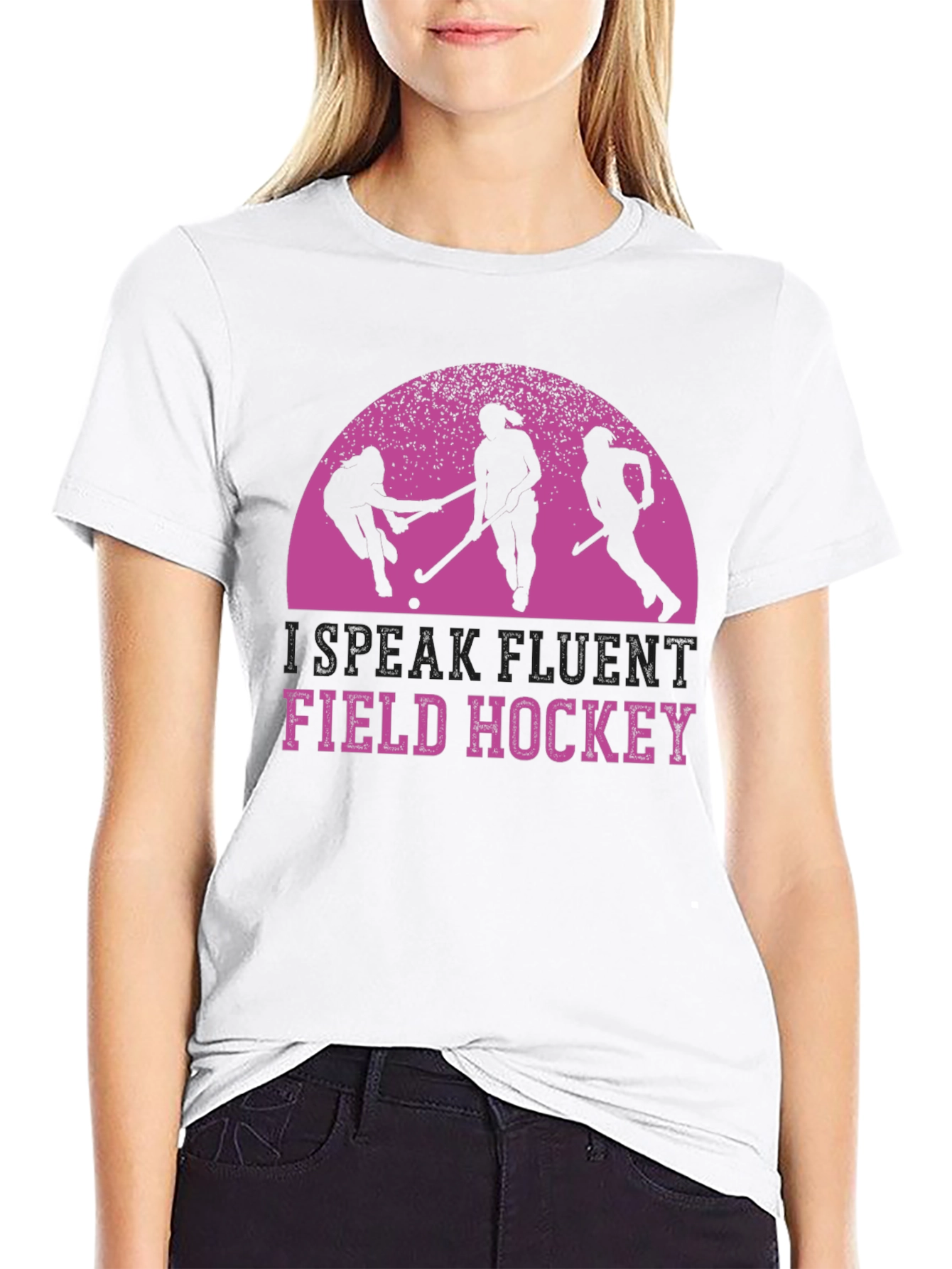 Field Hockey T-Shirt - Speak Fluent Hockey