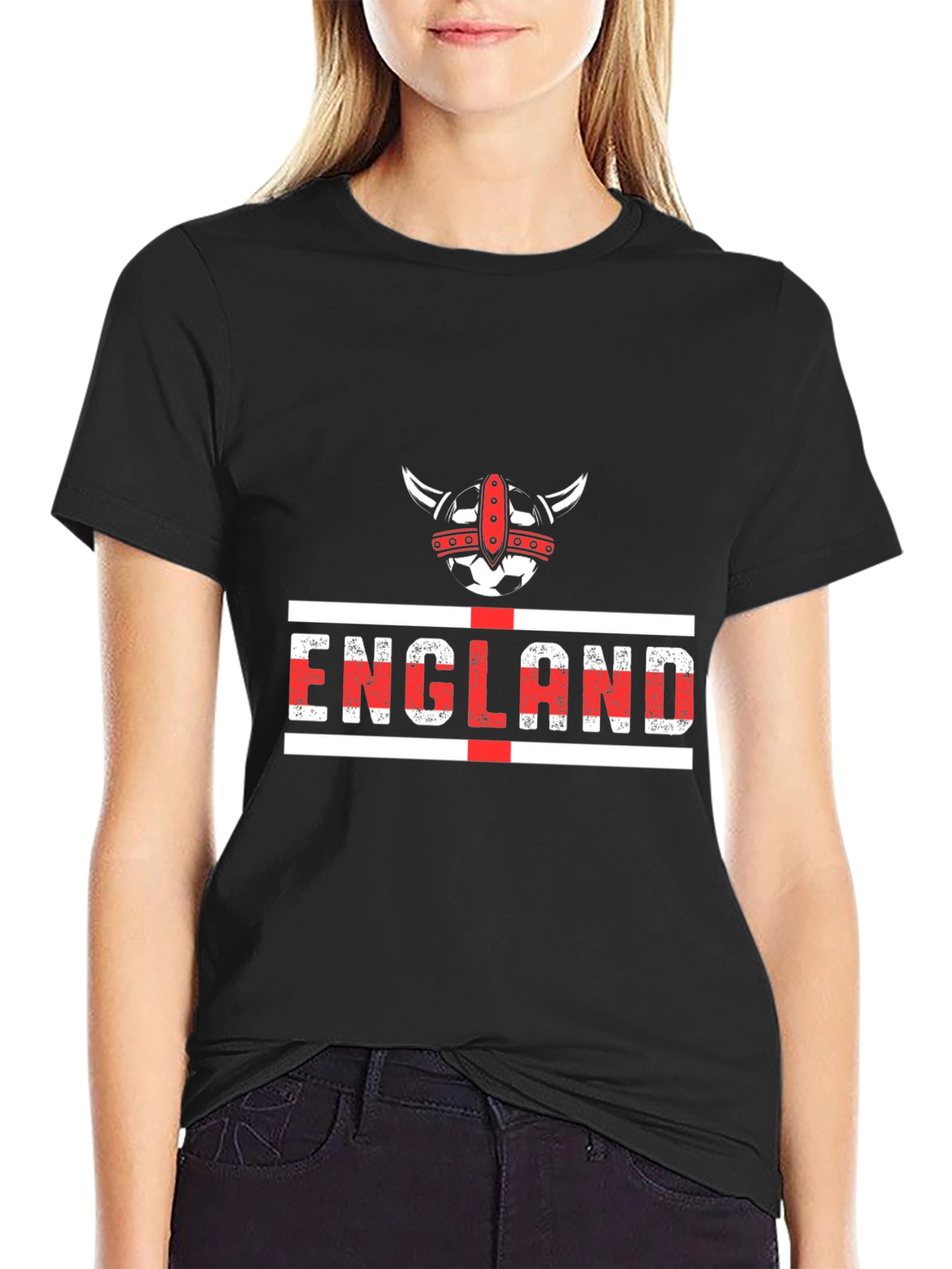 England Viking Soccer Fan T-Shirt