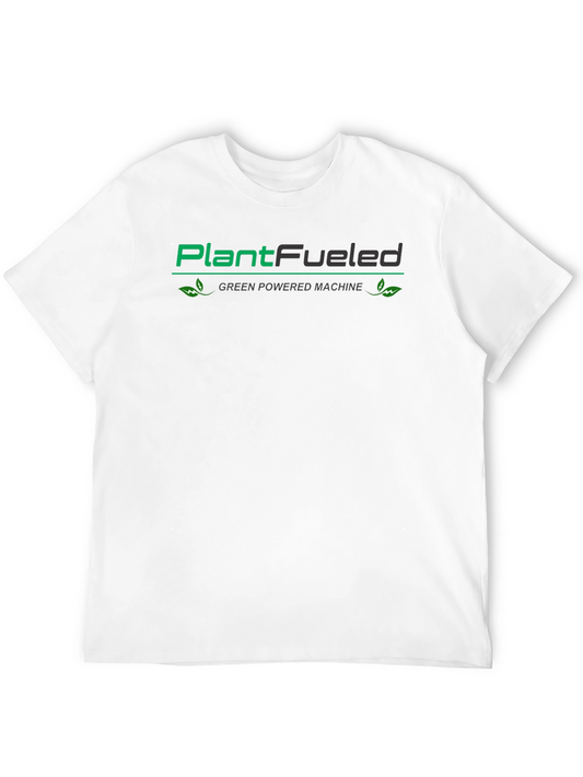 PlantFueled Green Powered Machine Black T-Shirt