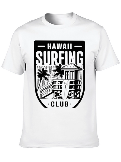 Hawaii Surfing Club Black T-Shirt