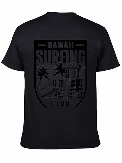 Hawaii Surfing Club Black T-Shirt