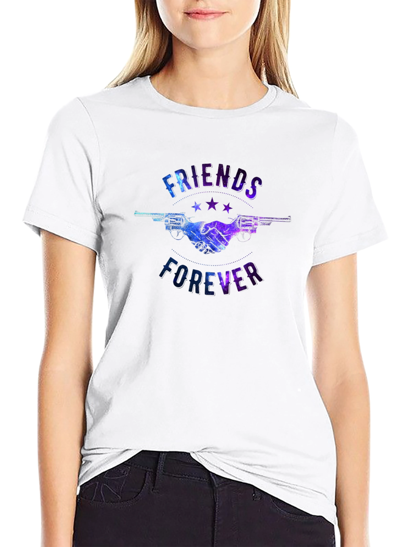 Friends Forever Galaxy T-Shirt