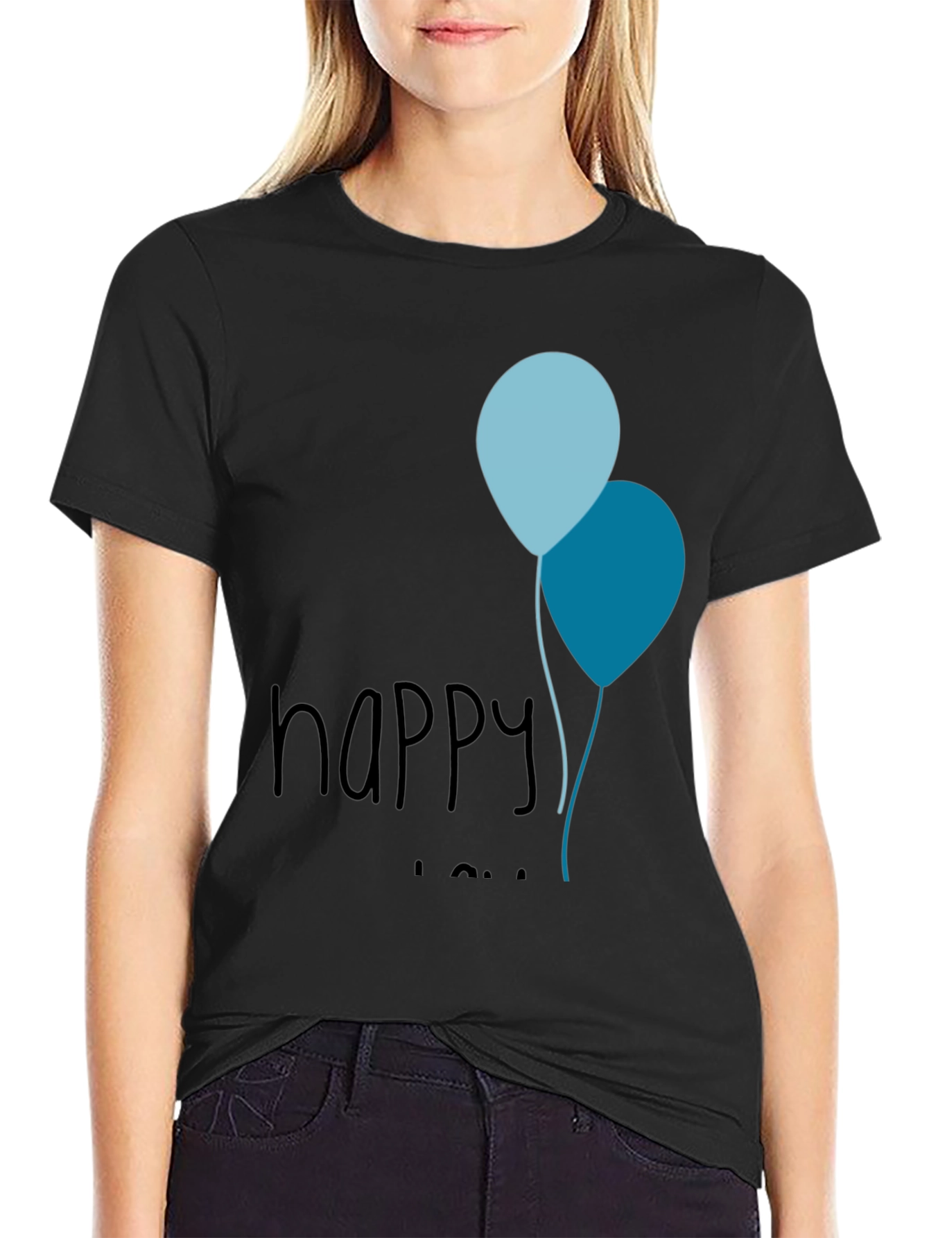 Happy Birthday Balloons Mens Tee