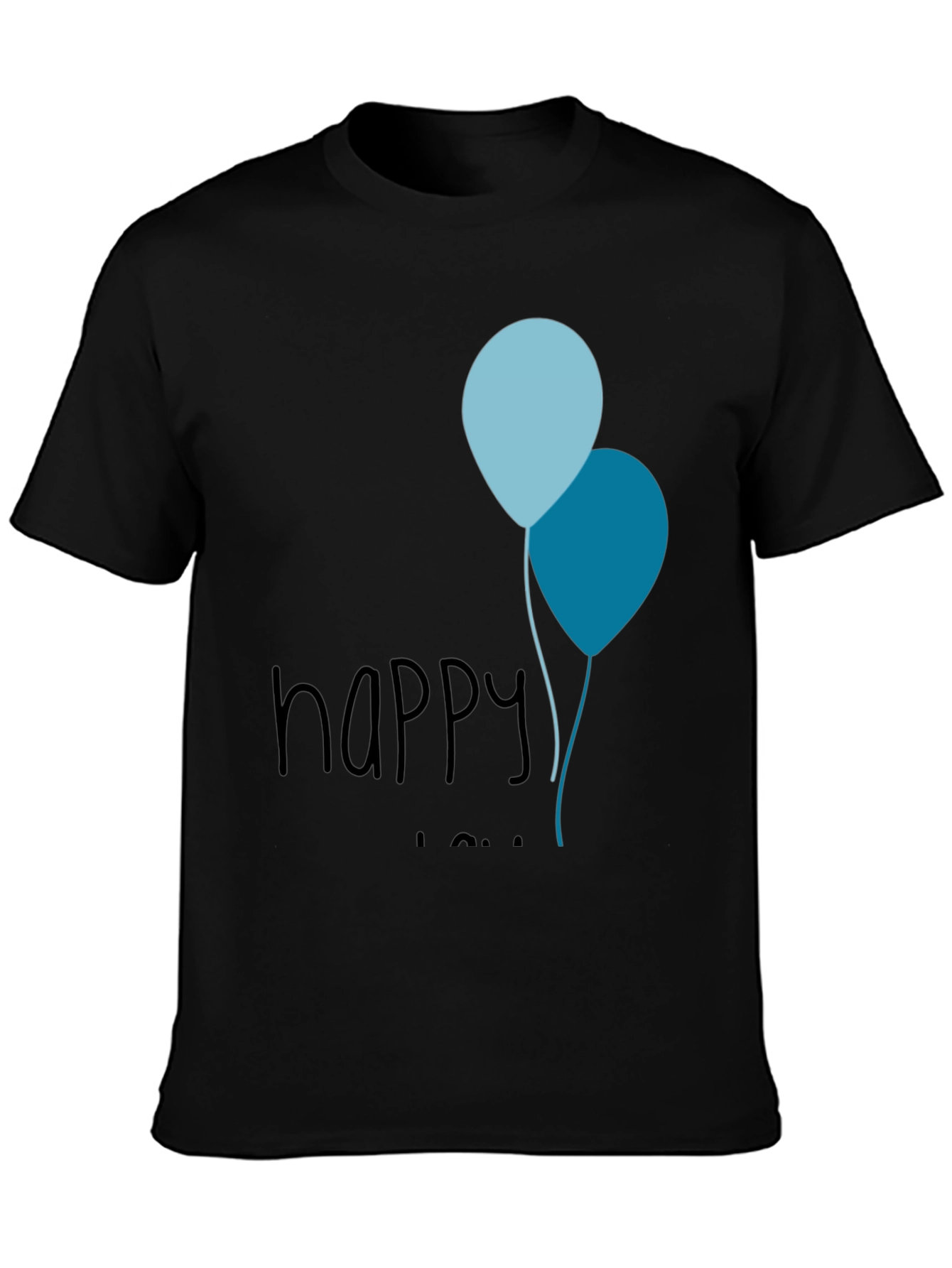 Happy Birthday Balloons Mens Tee