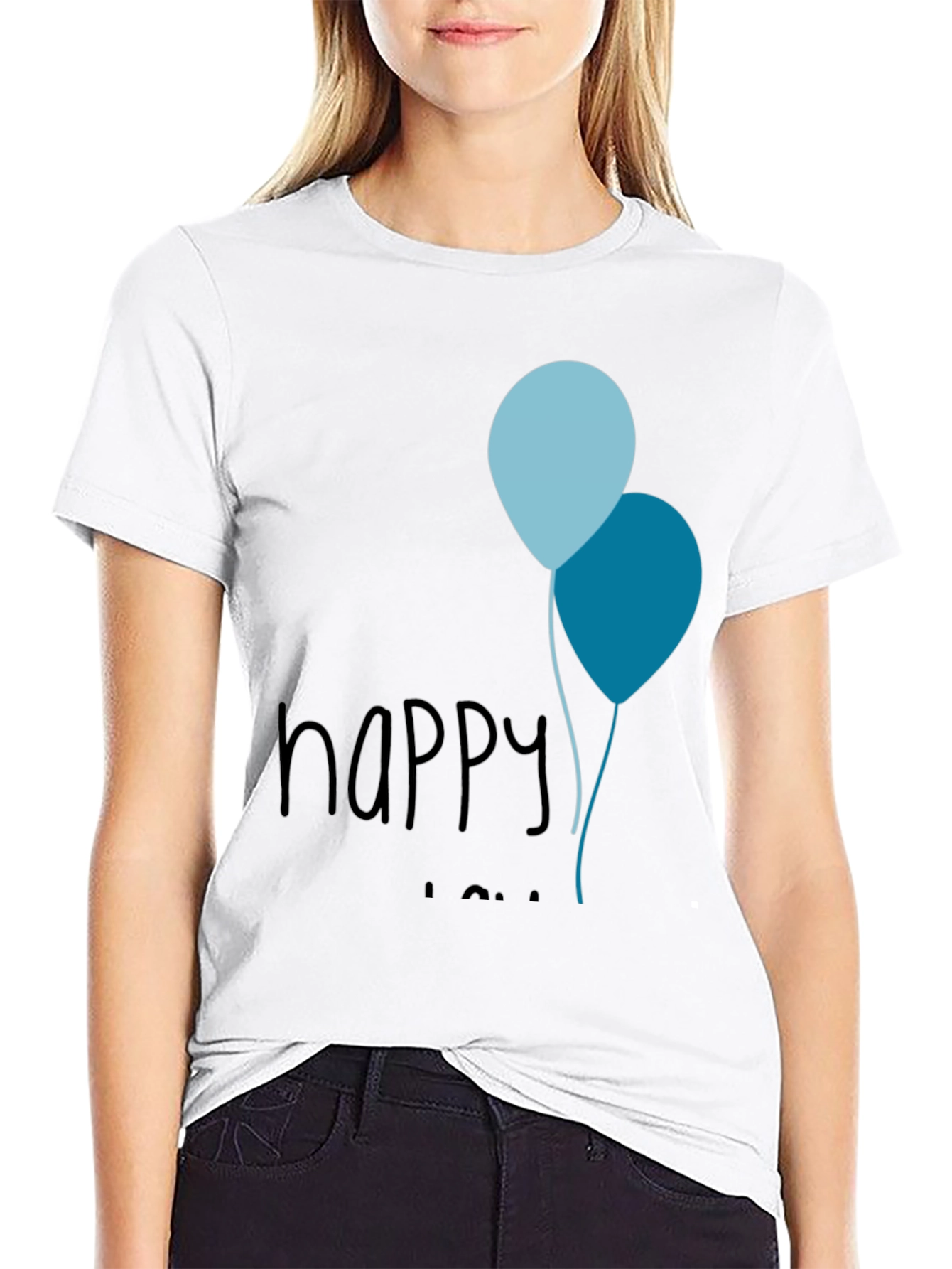 Happy Birthday Balloons Mens Tee