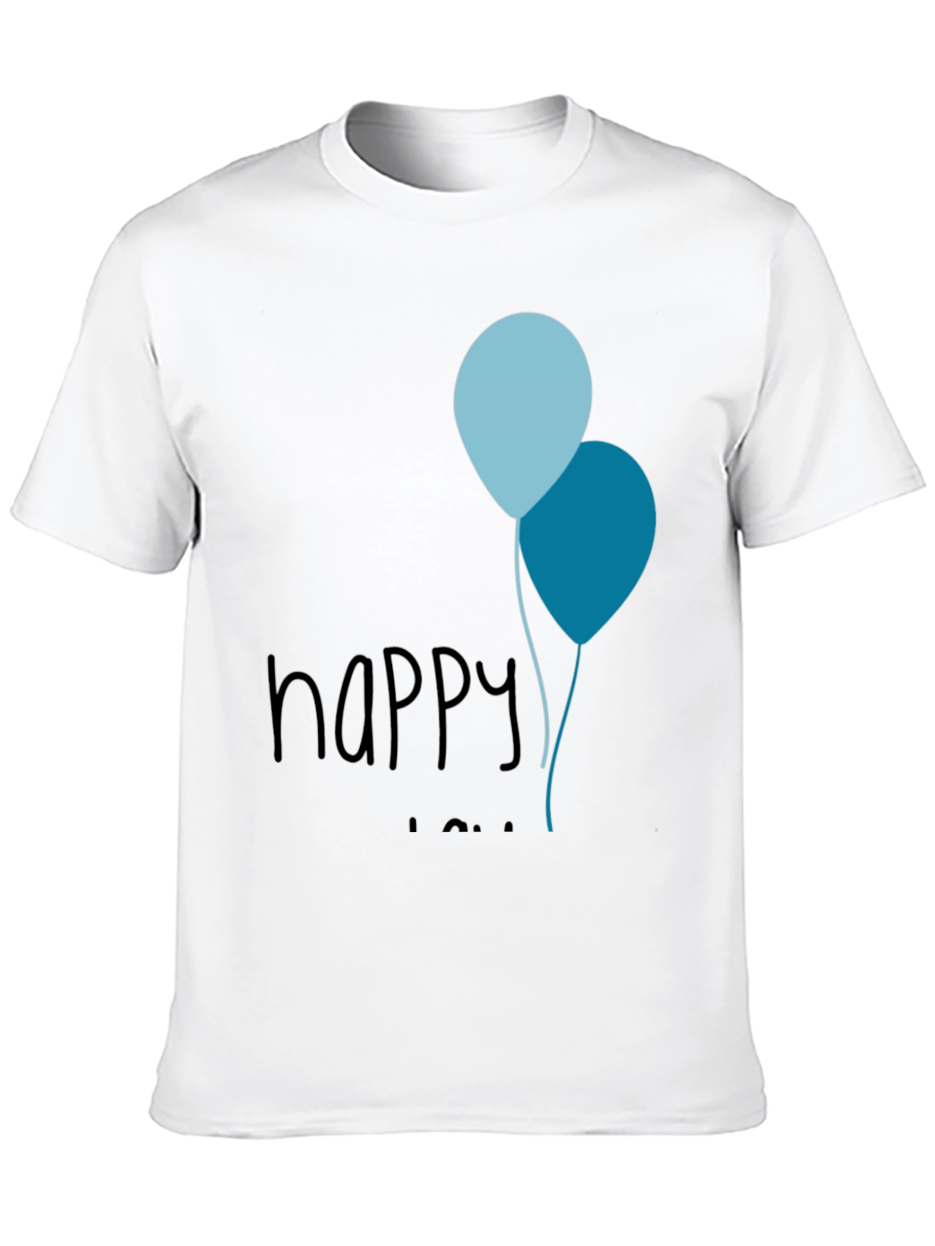 Happy Birthday Balloons Mens Tee