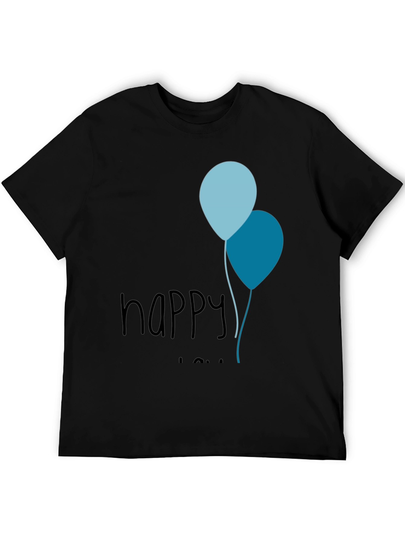 Happy Birthday Balloons Mens Tee