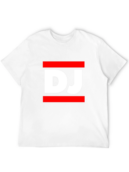 DJ Graphic Tee - Black Casual T-Shirt
