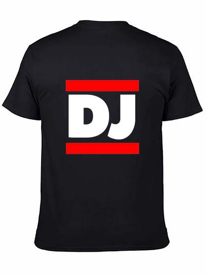 DJ Graphic Tee - Black Casual T-Shirt