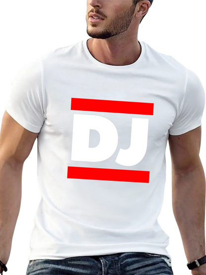 DJ Graphic Tee - Black Casual T-Shirt