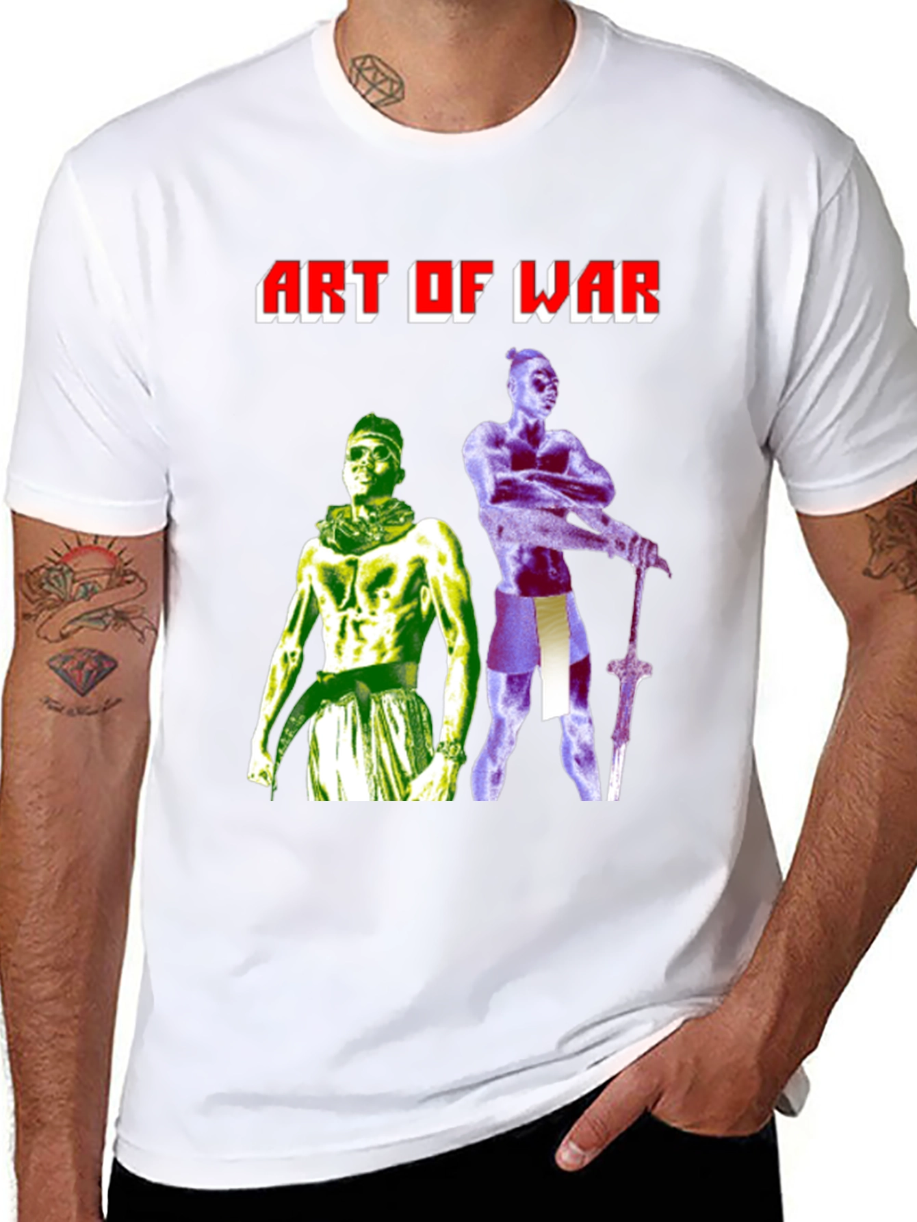 Art of War Graphic Tee - Bold Fashion Statement