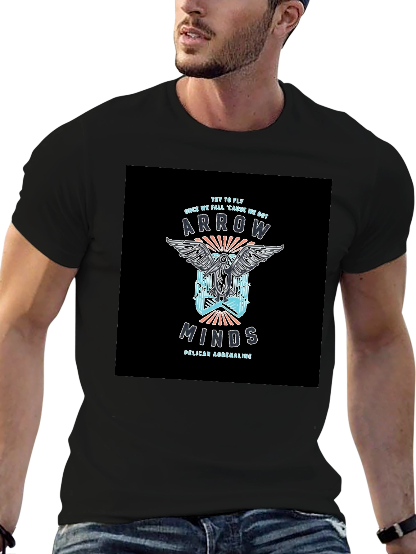 Arrow Minds Graphic Tee - Pelican Adrenaline
