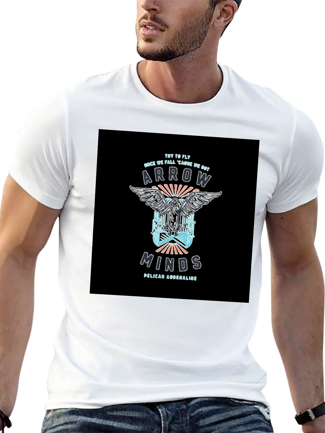 Arrow Minds Graphic Tee - Pelican Adrenaline