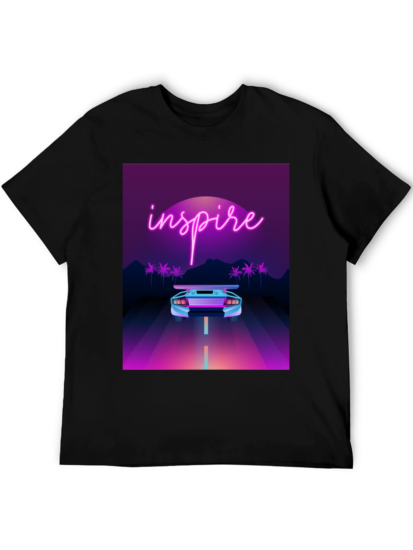 Inspire Retro Car T-Shirt
