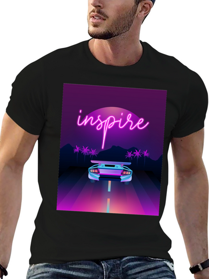 Inspire Retro Car T-Shirt