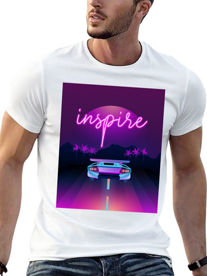 Inspire Retro Car T-Shirt