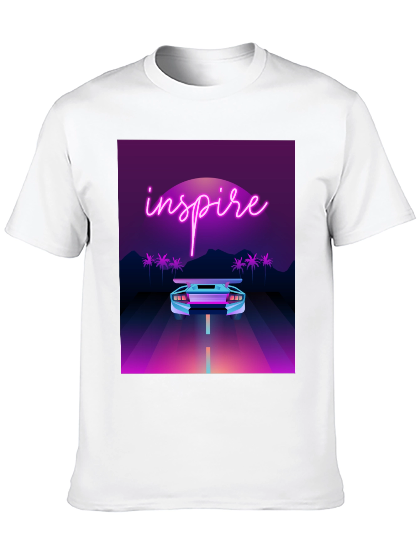 Inspire Retro Car T-Shirt
