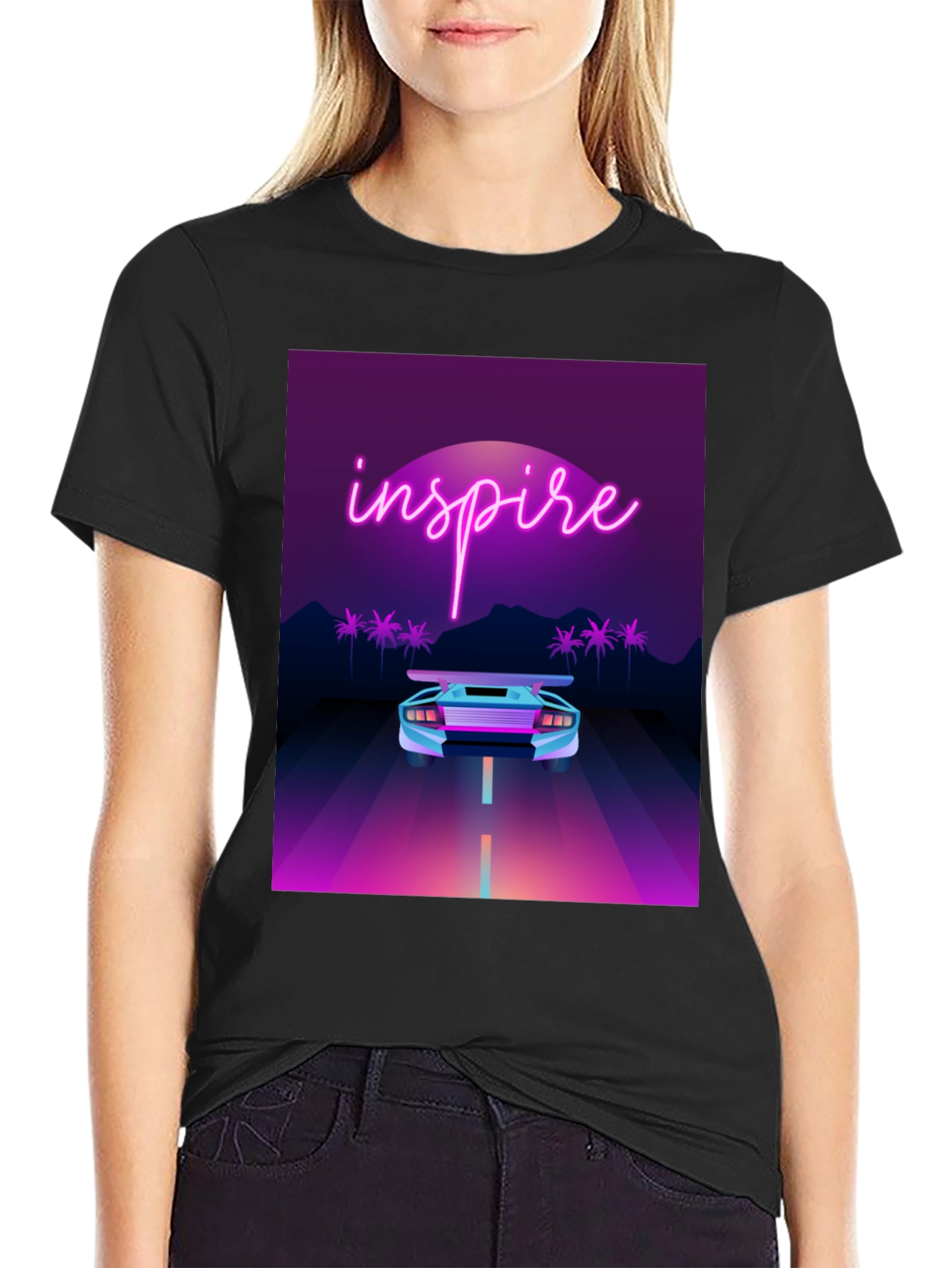 Inspire Retro Car T-Shirt