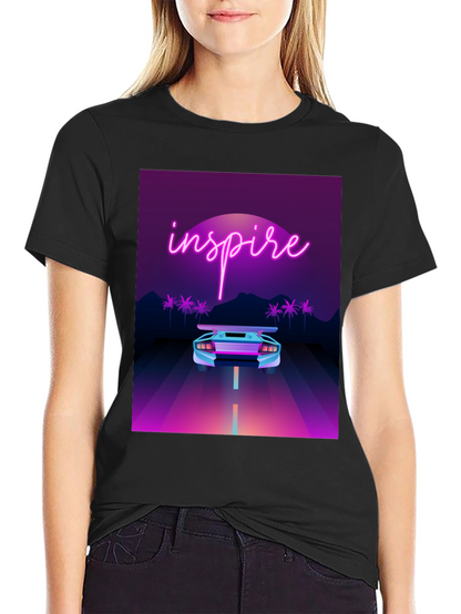 Inspire Retro Car T-Shirt